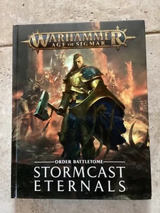 Warhammer Age of Sigmar Stormcast Eternals Battletome USED (See Ship/Tear Note) - Picture 1 of 2