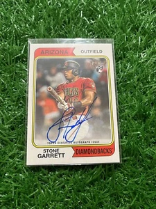 2023 Topps Heritage - Real One Autographs #ROA-SGT Stone Garrett (AU, RC) - Picture 1 of 3