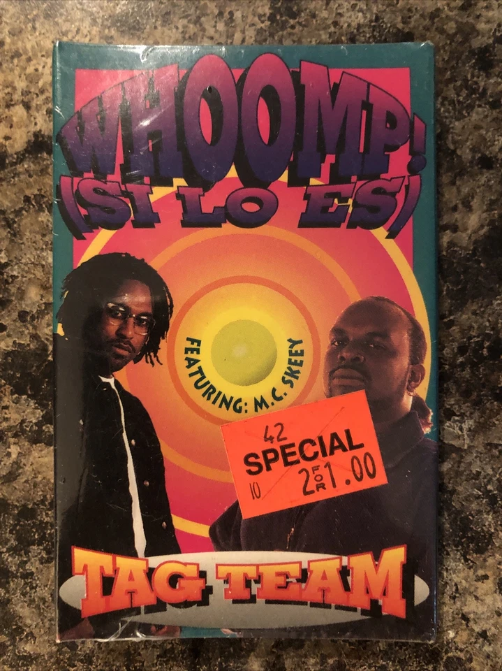VTG Whoomp Si Lo Es (Espanol) Tag Team Cassette Tape Single 1992 hip hop classic - Image 1 of 2