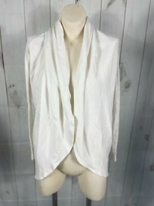 Maglione cardigan bozzolo Lilly Pulitzer bianco anteriore aperto manica lunga - taglia XS - Foto 1 di 7