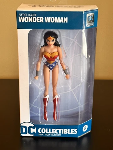 DC Collectibles Wonder Woman Action Figure Justice League Animated Figure #5 Cover