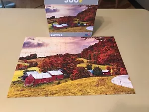 Tcg Rural Farm Autumn Scene 300 Piece Puzzle 100% Complete - Picture 1 of 1