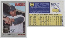 2019 Topps Heritage 1970 Buybacks Bill Robinson (50th Anniversary Logo on Left)