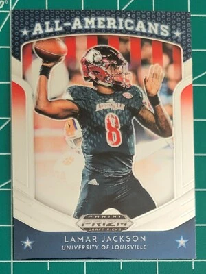 2019 Panini Prizm Draft Picks Lamar Jackson All-Americans card #59 Cardinals - Image 1 of 2