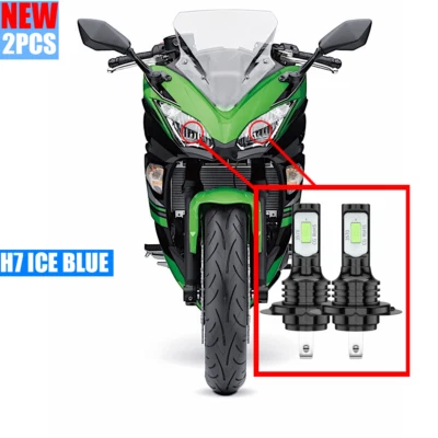 JUEGO faros piloto LED 2009-2015 8000 k para Kawasaki Ninja 650 R ER-6f EX-6 KRT Foto 1 de 4
