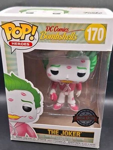FUNKO POP! DC The Joker 170 Batman Combshells Special Edition Pink mit Mütze - Picture 1 of 4