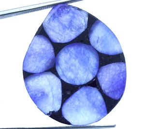 14.10 Ct Natural Earth Blue Sapphire Trapiche Rough EGL Certified Loose Gemstone - Bild 1 von 5
