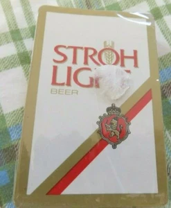 Stroh Light Beer Playing Cards ~ Vintage ~ New - Picture 1 of 1