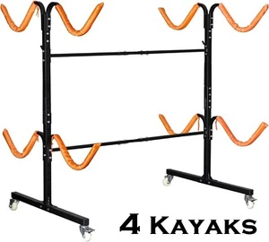 Kayak Storage Rack, Kayak Racks Kayak Stand for Outdoor Storage Heavy Duty Organ - Picture 1 of 11