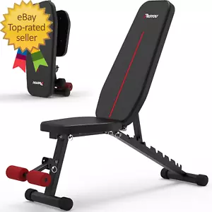 Adjustable Weight Bench Full Body Workout Multi-Purpose Foldable Incline Decline - Picture 1 of 2