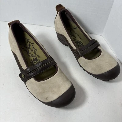 Мокасины женские Merrell размер 8,5 Plaza Bandeau Mary Jane замшевые темно-серые C2 - Изображение 1 из 4