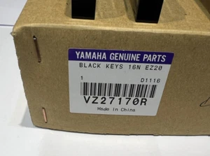 Juego de 5 llaves negras para Yamaha PSR170, YPR50, EZ-20 ¡y más! ¡Nuevo! VZ27170R - Imagen 1 de 3