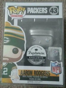 funko pop #43 silver metallic Aaron Rodgers * rare find * - Picture 1 of 3