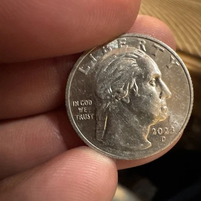 RARE Jovita Idar Quarter 2023 D Mint Error Coin with 'In Cod We Trust' - Image 1 of 3