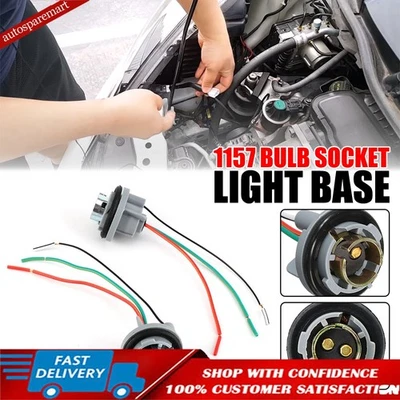 Nuevo Cable Coleta U Hembra 1157 Dos Arnés Luz Lámpara Bombilla Conector Enchufe Foto 1 de 4