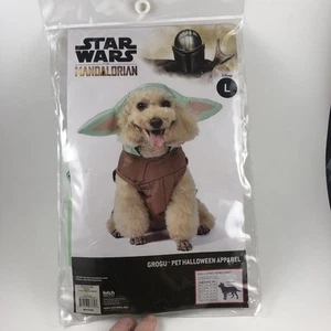 Disney Star Wars The Mandalorian Grogu Pet/ Dog Halloween Costume Apparel LARGE - Picture 1 of 3