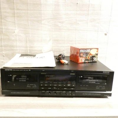 Onkyo TA-RW470 Estéreo Doble Cassette Deck Doblaje Dolby Auto Cinta Inversa Japón Foto 1 de 4