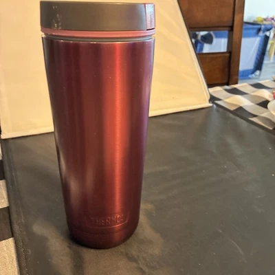 Thermos 18oz Stainless Steel Red Travel Tumbler With Lid - Image 1 of 4