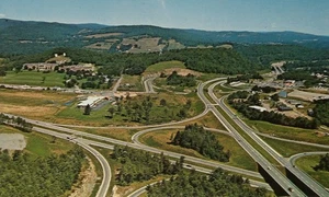 White River Junction Vermont VT Interstate Highway Road Scenic View Unposted - Picture 1 of 2