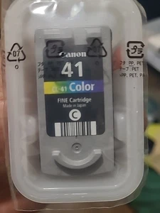 GENUINE CANON PIXMA CL-41 COLOR INK CARTRIDGE (CL41) NEW SEALED  - Picture 1 of 6