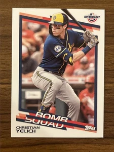 2022 Topps Opening Day - Bomb Squad Christian Yelich #BS-25 - Picture 1 of 2