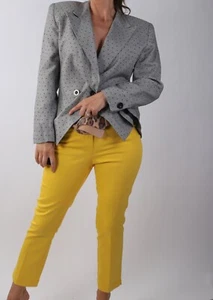 St. John SOCA gelbe Denim Slim Leg Jeans Hose Damengröße 4 stilvolle Passform - Bild 1 von 12