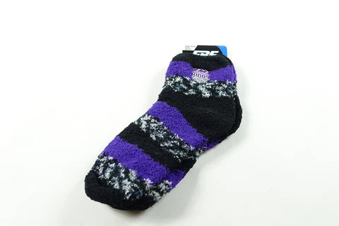 RMC Stripe Sleep Socks NBA Sacramento Kings Cover