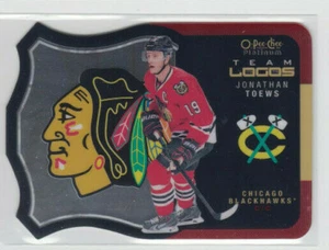 15/16 OPC Platinum Chicago Blackhawks Jonathan Toews Team Logos card #T-7 - Picture 1 of 2