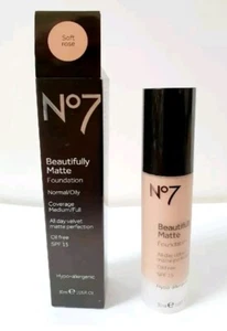Base Boots Nº7 SOFT ROSE Hermosamente Mate 30 ml Nueva en Caja Rara ENVÍO RÁPIDO - Imagen 1 de 4
