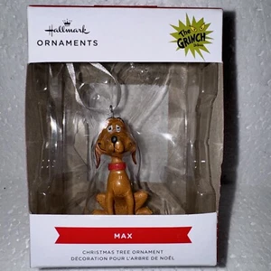 Der Grinch Dr. Seuss Max The Dog Hallmark Ornament 2023 Weihnachtsschmuck Neu - Bild 1 von 5