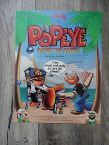 Popeye Pinball Machine Bally Flyer - Picture 1 of 1