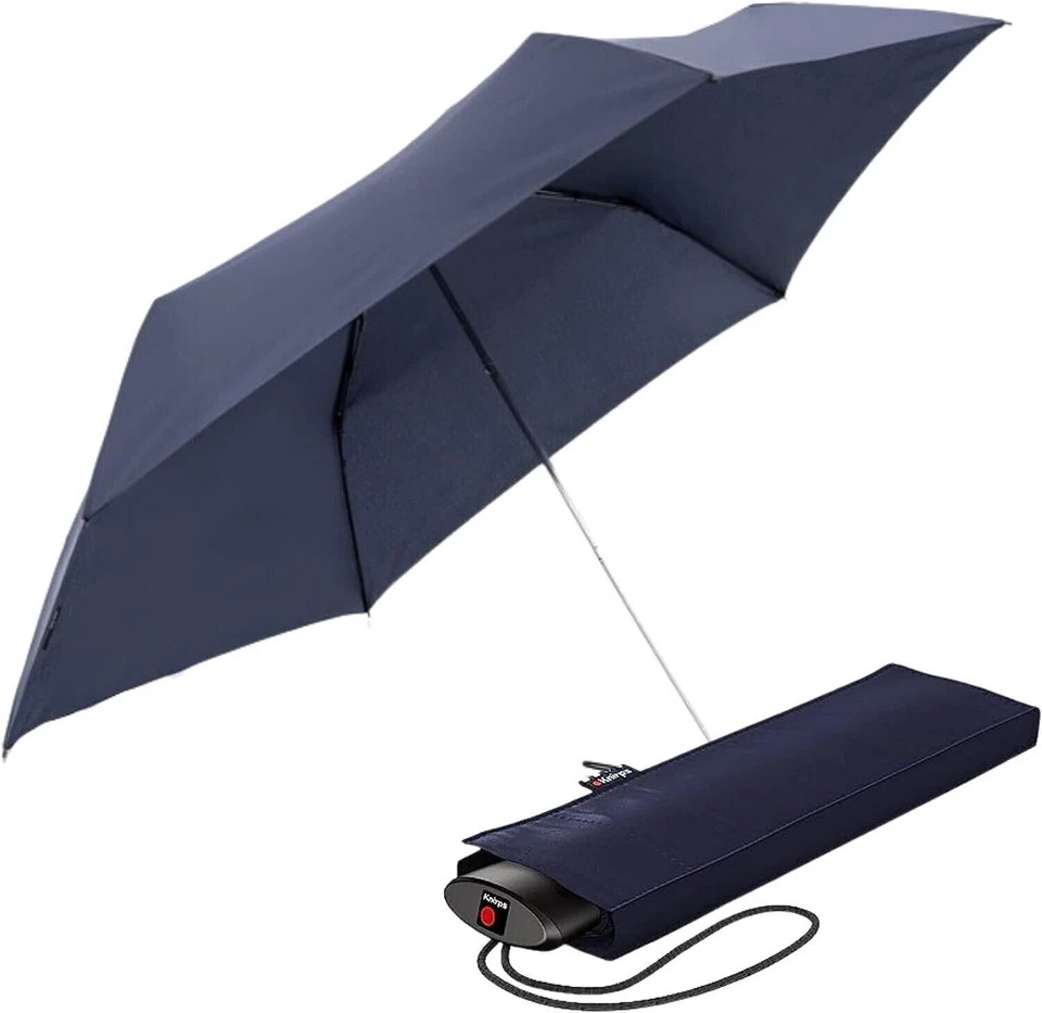 Knirps AS.050 Slim Medium Manual Open Close Rain Umbrella - Compact Umbrella... - Image 1 of 4
