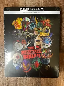 The Suicide Squad w. Steelbook (4K UHD + Blu-ray, 2021, Import, Region Free) NEW - Picture 1 of 4