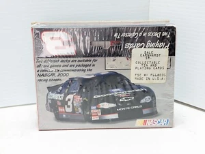 DALE EARNHARDT SR 2001 NASCAR Of 2 DECKS OF PLAYING CARDS NEW SEALED - Picture 1 of 5