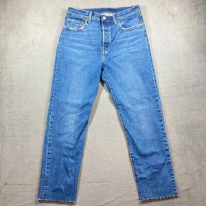 Levi's 501 Denim Jeans Women Size 29X26Blue 12501 -0366 - Picture 1 of 10