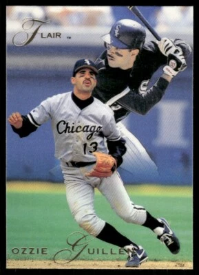 Ozzie Guillen Chicago White Sox #184 1993 Flair Baseball Card - Image 1 of 2