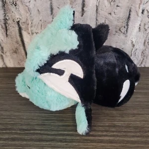 Flip A Zoo Reversible 14" Plush Stuffed Whale / Dolphin Happy Nappers Flip Tail - Picture 1 of 8