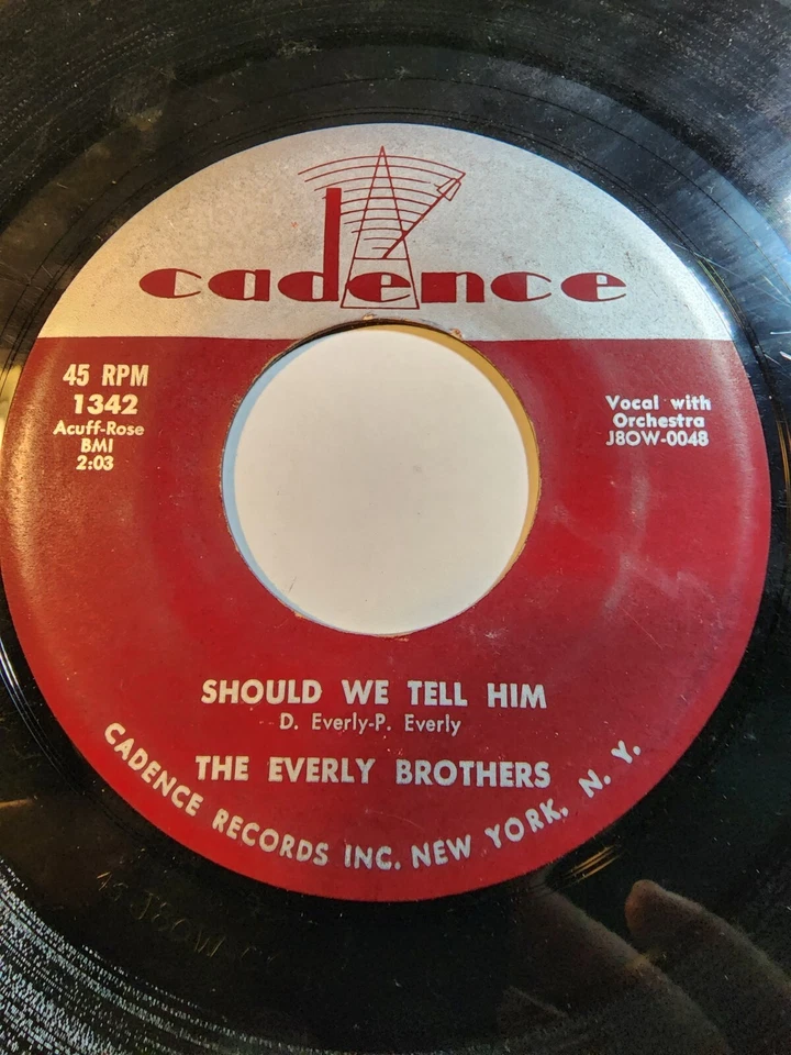 Everly Brothers...."This Little Girl Of Mine/Should We Tell Him" 45 RPM VG+ F221 - Image 1 of 1