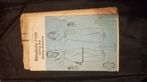 PANTALONES DE VESTIR VINTAGE SIMPLICIDAD PATRÓN SIN CORTAR 7336 - Imagen 1 de 4