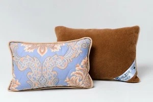 Organic Camel Wool With Sateen Pillow, Anti-allergic Pillow, Woolmark - Picture 1 of 7