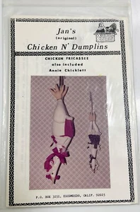 1983 Jan's Chicken N' Dumplins Chicken Fricassee and Annie Chicklett Pattern - Picture 1 of 3