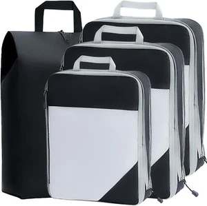Compression Packing Cubes for Carry on Suitcase,4PCS Packing Bags for Suitcases, - Picture 1 of 1