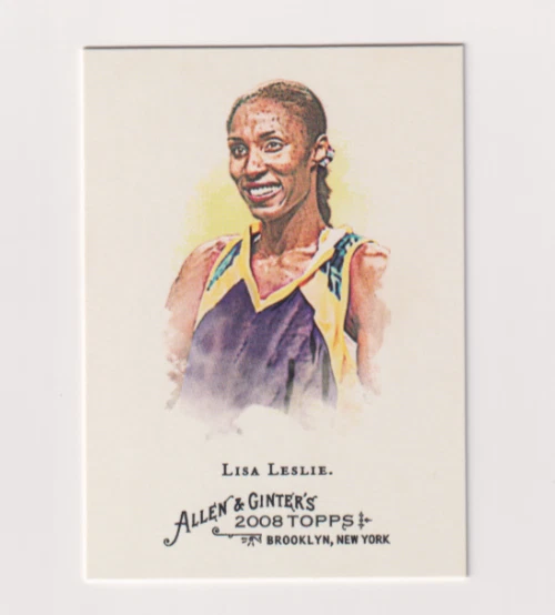 Lisa Leslie 2008 TOPPS ALLEN & GINTER CARD #247 BASKETBALL PLAYER - Image 1 of 1