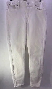 J.Crew Toothpick White Ankle Jeans Womens Size 26 Waist (28x27) - Picture 1 of 7