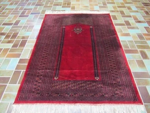 Feiner Handgeknüpft Buchara Perser Orientteppich Seidenglanz Carpet Rug 185x128 - Bild 1 von 20