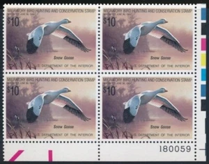 RW55 P/B Snow Geese Duck Stamp MNH OG Cv70.00 - Picture 1 of 1