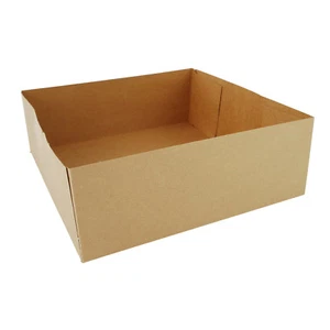 Southern Champion Kraft Board Take Out Food Tray 10" L x 10" W | 200/Case - Picture 1 of 2