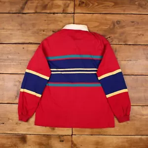 Vintage GANT Rugby T-Shirt L USA Made Long Sleeve Pink Tee - Bild 1 von 9