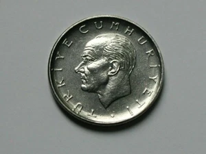 Turkey 1965 1 LIRA Coin MS++ UNC with Lustre & Edge Lettering - Picture 1 of 2