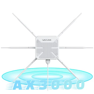 Long Range AX3000 WiFi 6 Mesh Range Extender Outdoor Dual Band WiFi Repeater - Image 1 of 4